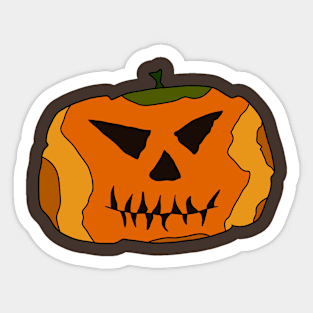 Spooky Jack o'lantern Sticker